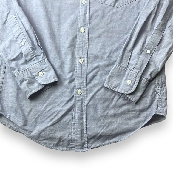 J. Crew Shirt Mens Small S Blue Slim Long Sleeve Button Down Collar Shirt - Picture 5 of 12